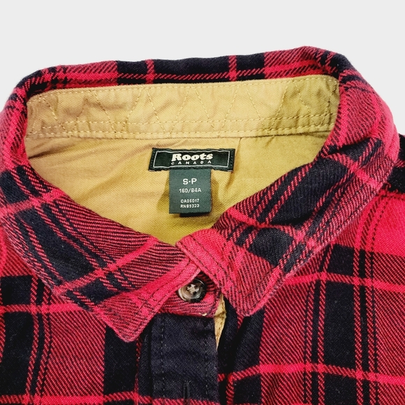 Roots Canada Flannel shirt. - Picture 3 of 4